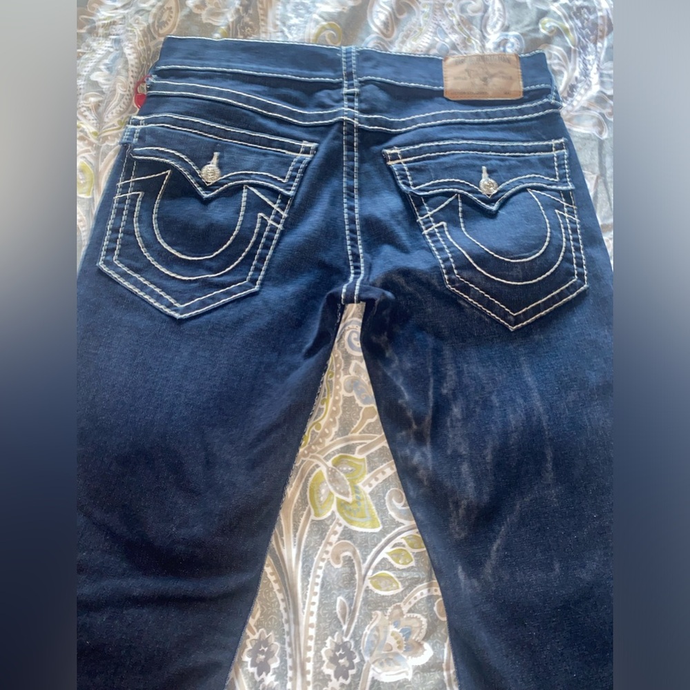Blue True Religion straight jeans
